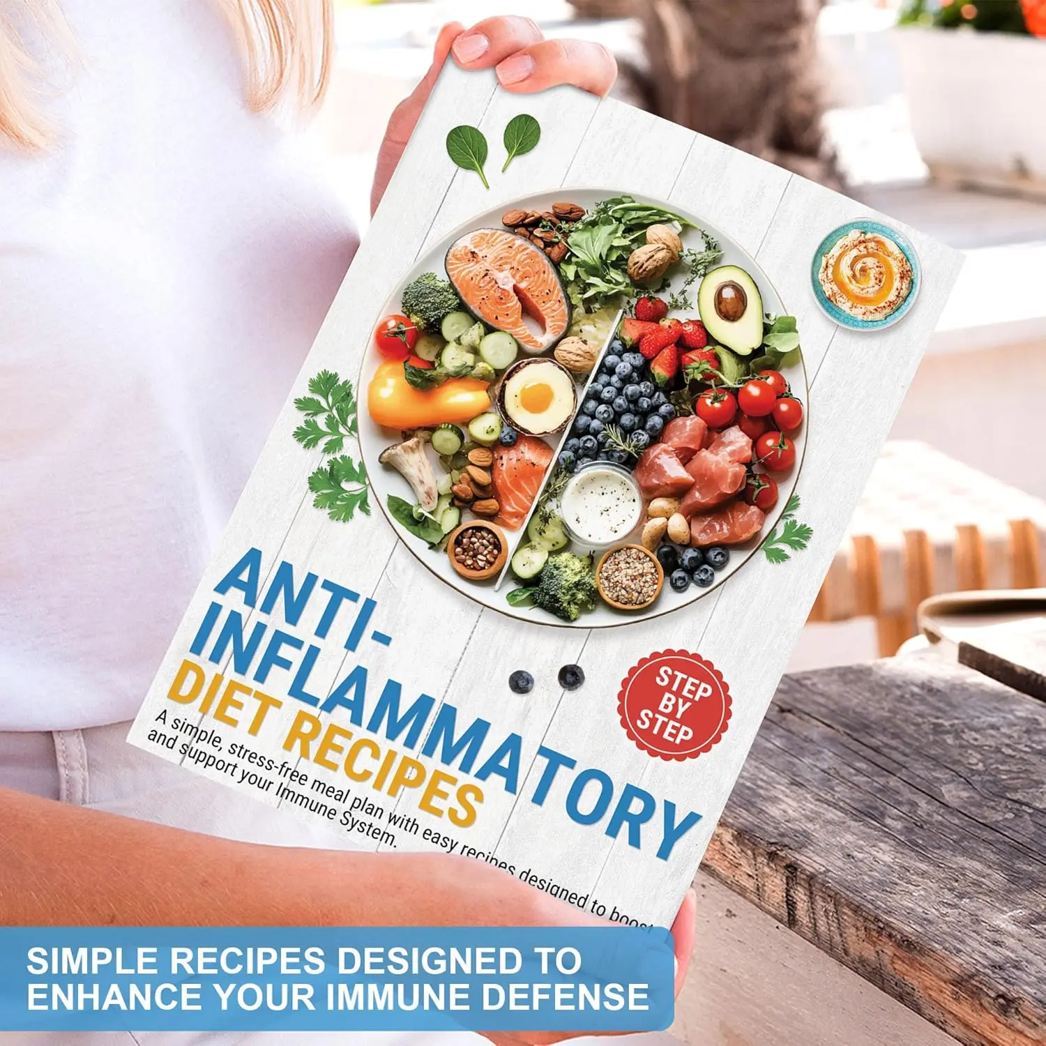 Anti-Inflammatory Diet Combo Set 2 - Foods List Action Plan & Recipes Guide for Beginners - Healthy Nourishment with Antioxidants - Simple Recipes Enhance Immune Defense