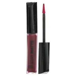 Rimmel London Stay Matte, Liquid Lip Colour, 810 Plum This Show, 0.21 fl oz (6.5 ml)