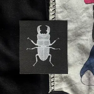 Stag Beetle Sew On Fabric Patch
