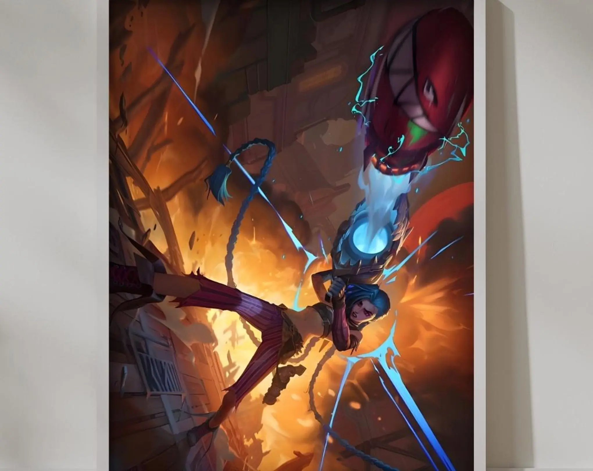 Arcane Poster, Arcane Wall Art, Jinx Poster, League Of Legends Art, Arcane Poster, Arcane Jinx Print, Digital Prints 45784 286
