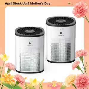 CHIVALZ Portable HEPA Air Purifier for Bedroom, 360° Air Intake System, Sleep Mode, 3-in-1 Filtration, 22dB Silent Operation, Blue Night Light, Home Air Purifiers for Pets Allergies, Virus, Dust Multifunctional Air Cleaner