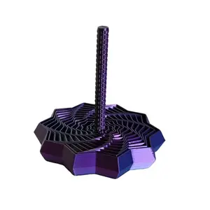 3.5" Small 3D Print Fidget Expandable Multi Color (Blue,Purple,Black) Star for Stress Relief or Fun Desk Toy Adult Child Gift #24