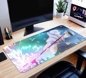 Magic Staff Anime Desk Mat | Fantasy Scene XL Gaming Mouse Pad