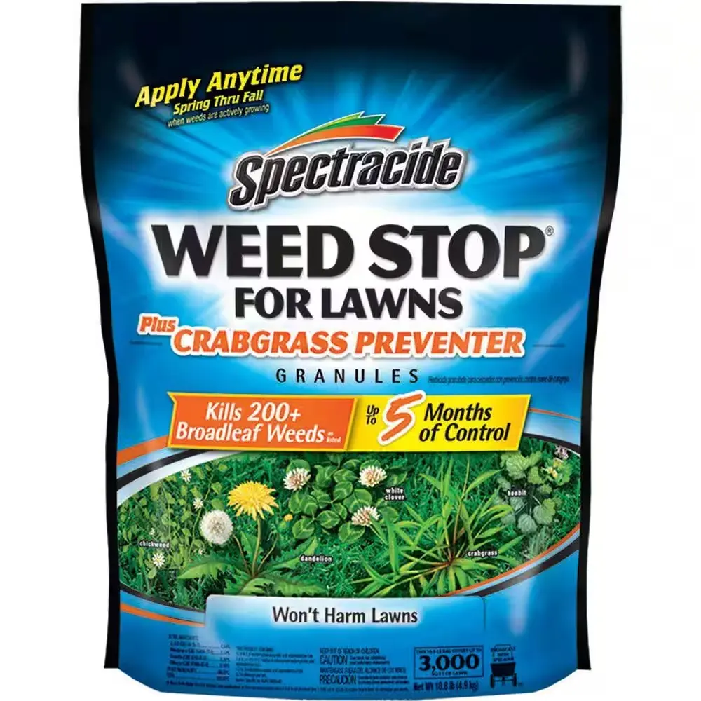 10.8 lbs. Weed Stop For Lawns Plus Crabgrass Preventer Granules, Up To 5 Months Of Control 10.8 lbs. Weed Stop For Lawns Plus Crabgrass Preventer Granules, Up To 5 Months Of Control
