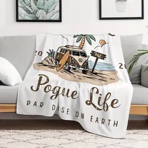 Cozy Outer Banks Pogue Life Printed Blanket - Soft, Warm & Versatile for All Seasons - Ideal Gift for Men & Women