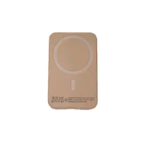 Magnetic Wireless Portable Fast Charger Power Bank 10000 mAh Pink Lightweight for Smartphones Laptops iPads etc with USB-C Cable