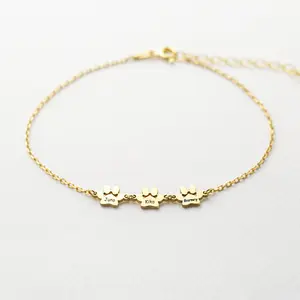 Custom Engraved Paw Bracelet