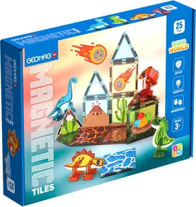 Geomag Magnetic Tiles Dino World 25
