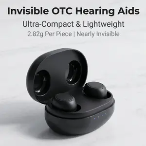 Coniler A-26 OTC Hearing Aids for Adults – Rechargeable In-Ear Hearing Aids with Enhanced Sound Clarity, No Prescription