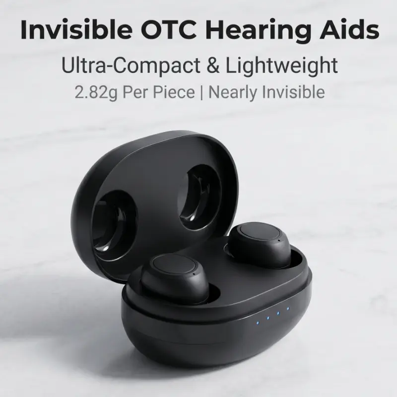 Coniler A-26 OTC Rechargeable In-Ear Hearing Aids for Seniors, Adults, Enhanced Sound Clarity, USB-C Charging, Lightweight, Comfortable, Privacy Design, No Prescription Required, Healthcare, Yes