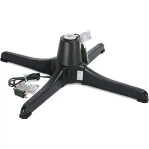 Jostyle Rotating Christmas Tree Stand, 360-Degree Rotating Adjustable Tree Stand for up to 7.5Ft Tall and 80Lbs, Spinning Christmas Tree Stand with 3 Adjustable Settings Jostyle