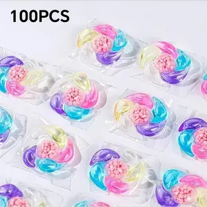 Laundry Detergent Capsules with Scent Boosters | 6-in-1 Stain Fighter for Fresh Washing Laundry Detergent Pods Laundry Detergent Beads