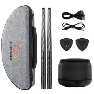 2025 Third Generation Electronic Drum Kit with Drumsticks Pedals Bluetooth USB MIDI Connectivity for Adults Children Professionals Ideal Christmas Gift
