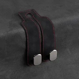 2-Pack - Car Hooks, Car Seatback Storage Hooks, Suede Double Hooks, Cute Handbag Storage Hooks