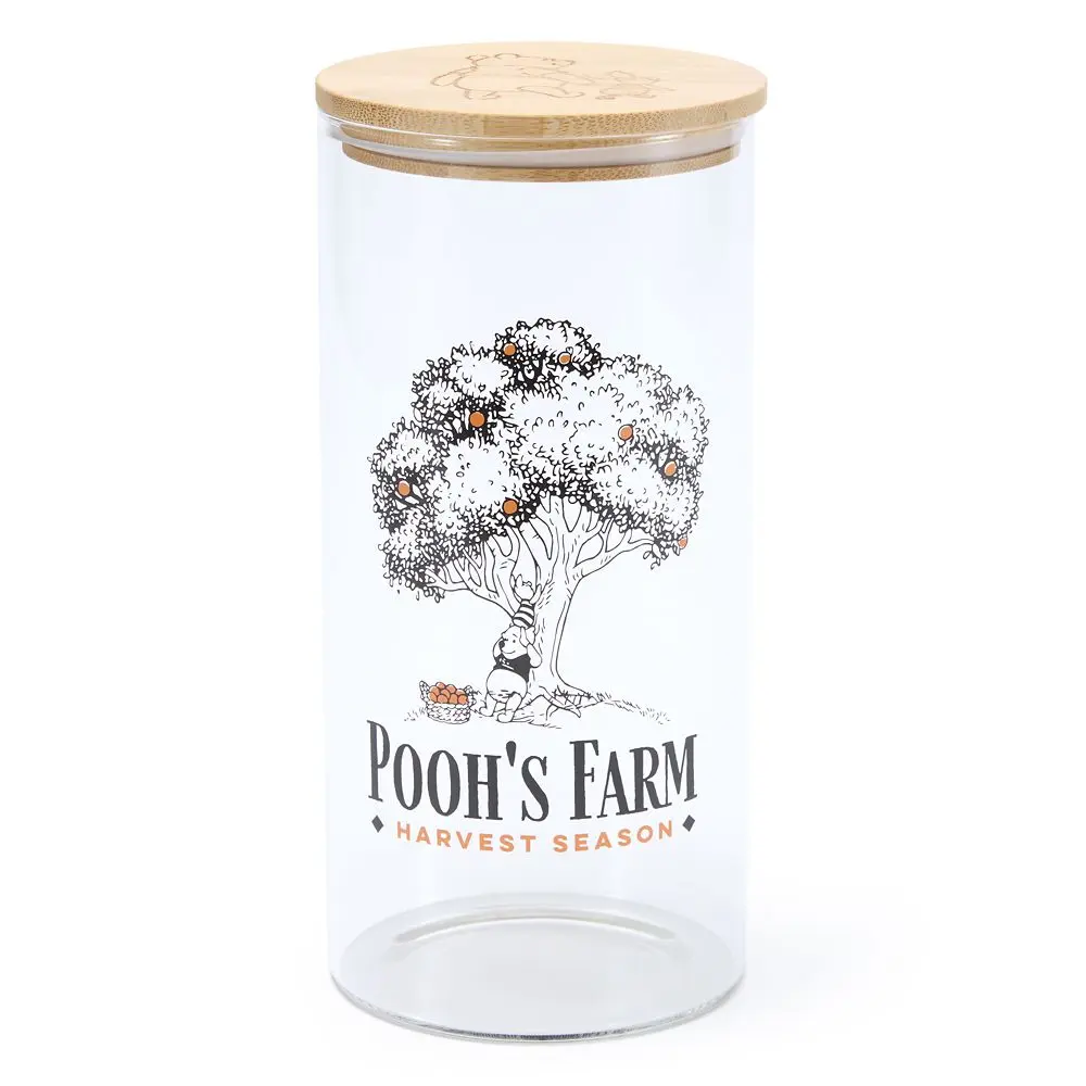 Disney Store Winnie the Pooh Glass Kitchen Canister – Large