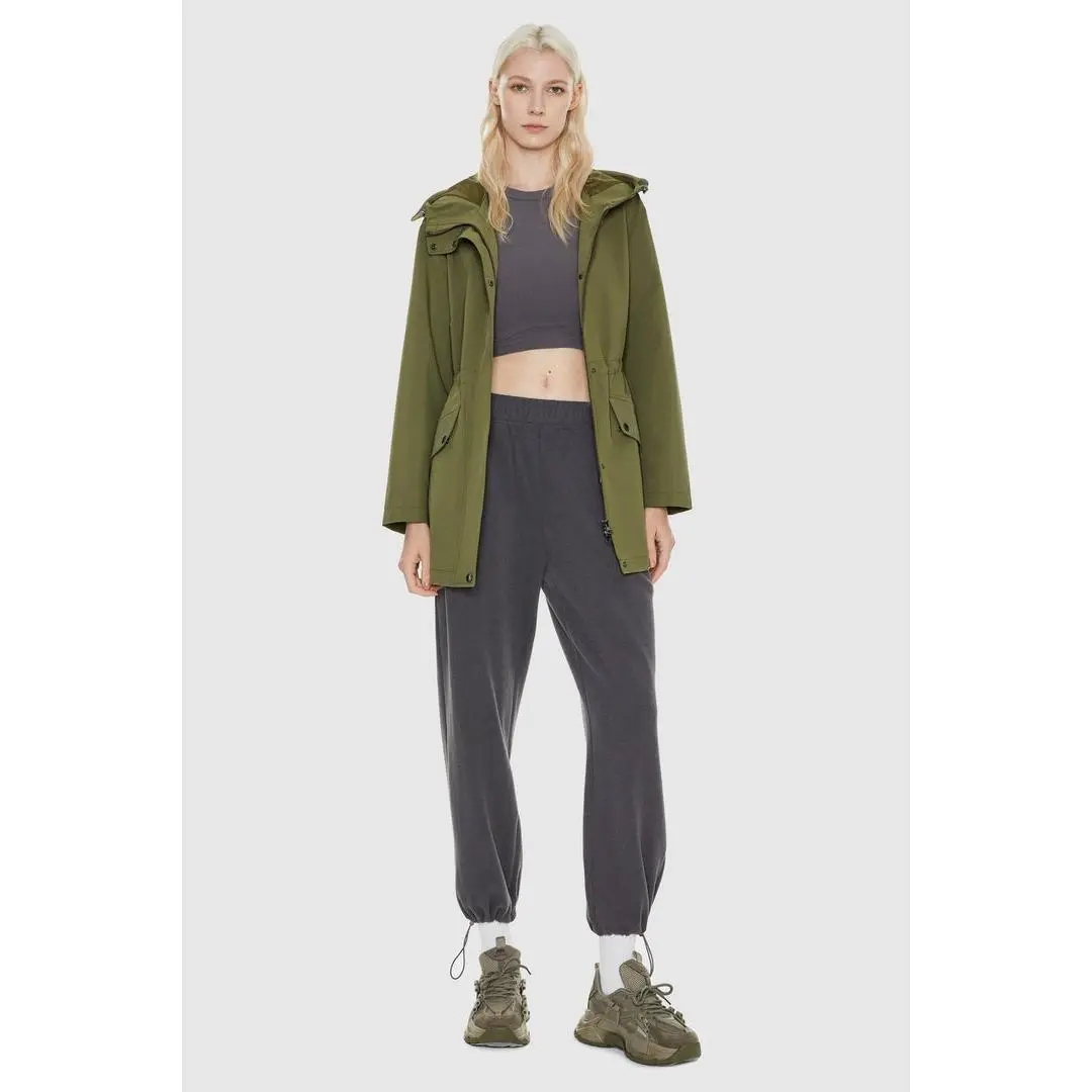 Orolay Military Anorak Jacket Zip-Up Windbreaker Active Hooded