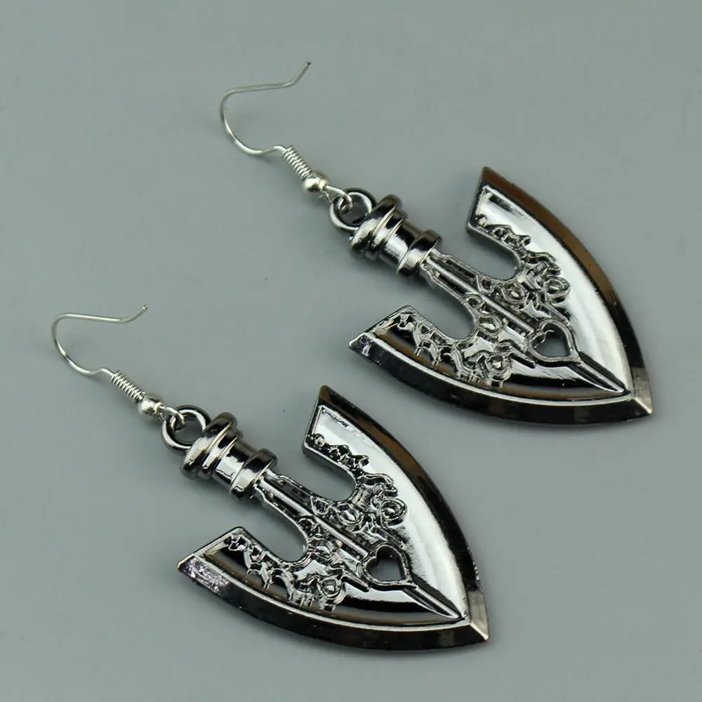 Anime JoJo's Bizarre Adventure Kakyoin Noriaki Arrow Pendant Earrings, Unisex Cartoon Cosplay Jewelry Gifts for Toys & Hobbies Enthusiasts