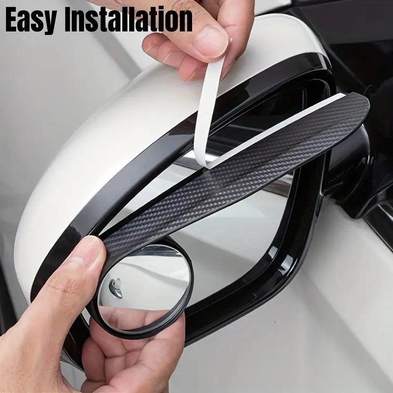2pcs Car blind spot rearview mirror rain eyebrow multifunctional 2-in-1 Blind Spot Mirrors, rain cover for rainy days Automotive Car Accessories