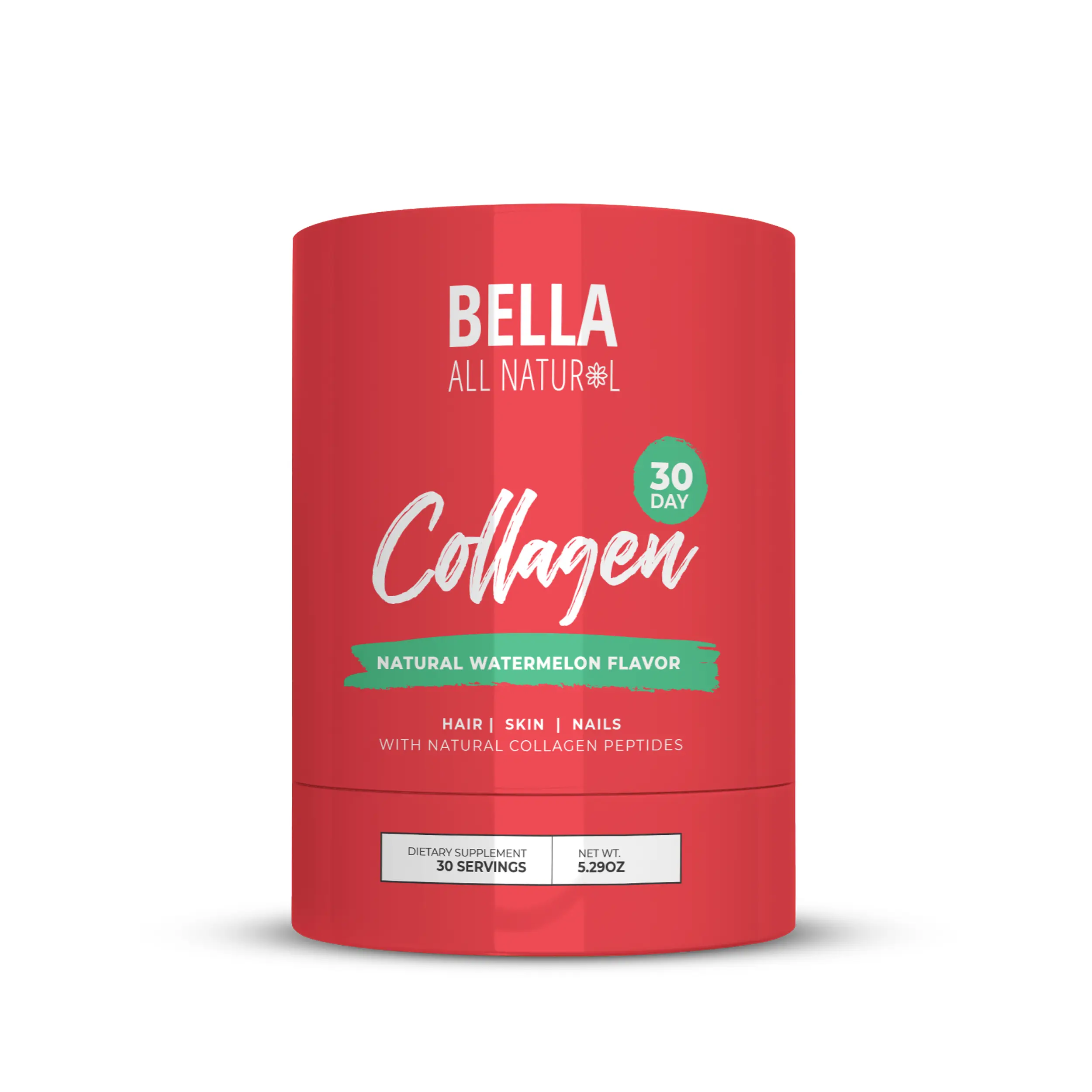 Bella All Natural Collagen Powder, 30servings