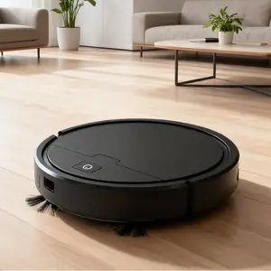 Robotic Floor Cleaner USB Rechargeable Feature for Effortless Mopping Spaces Automatic Sweeping Robot for Hard Reach Areas（mini 18*18*3cm）