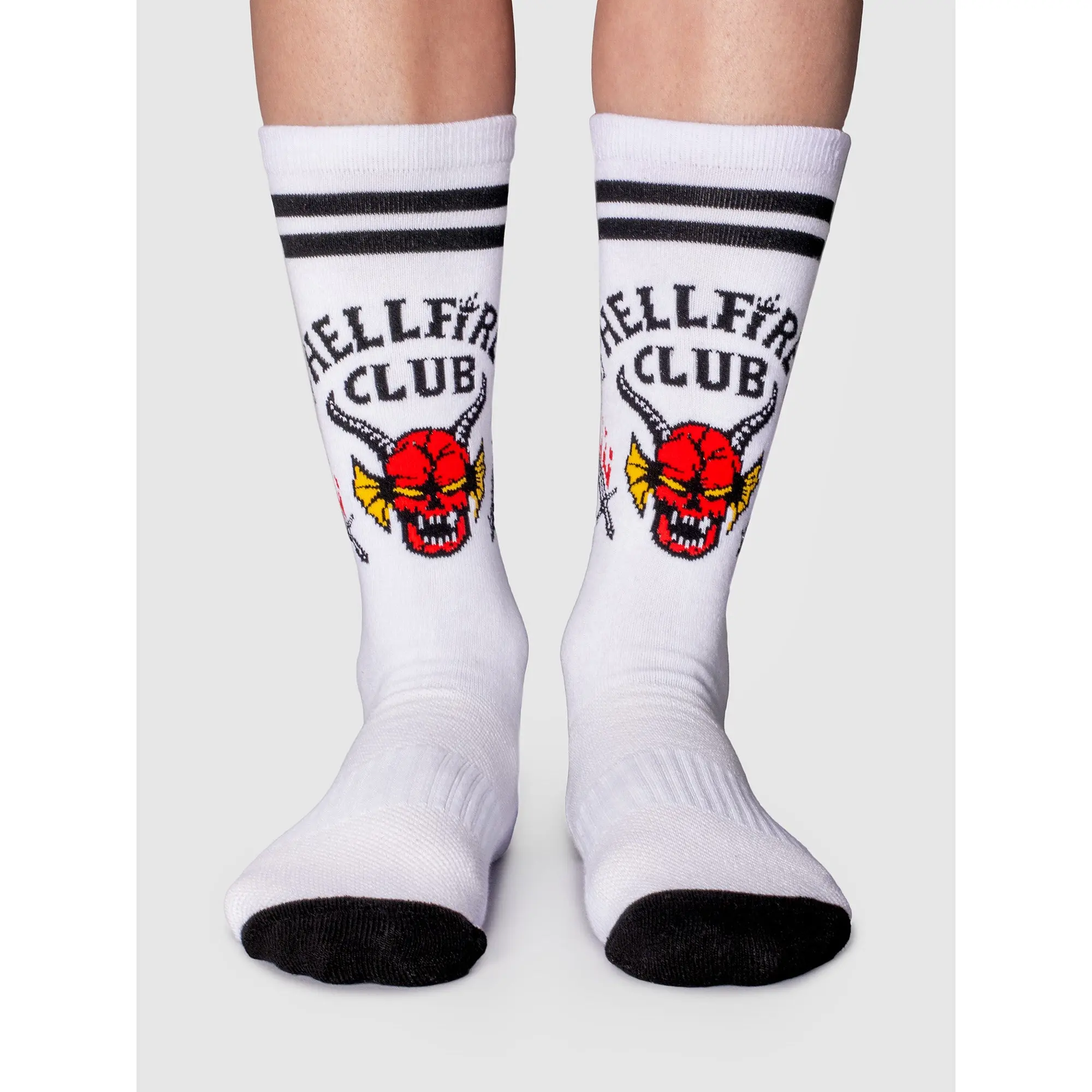 Official Netflix Merchandise - Hellfire Club Socks | Stranger Things Fan Gear | Comfortable & Stylish Socks for Adults and Teens