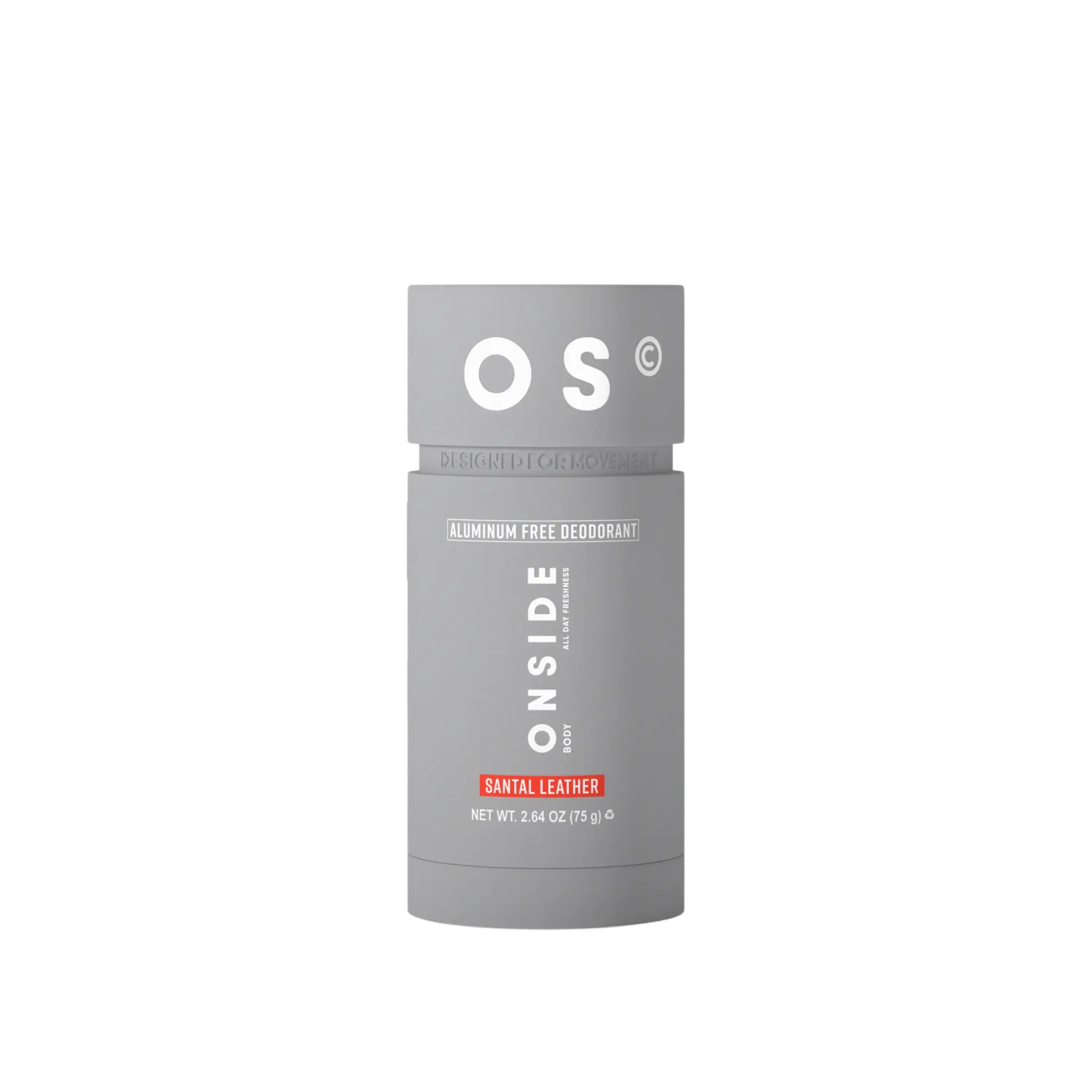 ONSIDE High Performance Deodorant | Aluminum Free | 48-Hour Odor Protection | Dermatologist Tested | Gentle on Skin, Built for Active Lifestyles | Santal Leather & Eucalyptus Mint | Performance Care