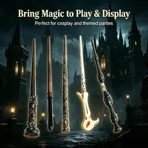Large Bore Resin Magic Wand Toy - Cool, High Playability Wizard Prop, Ideal for Cosplay Gatherings, Theme Parties, Perfect Gift for Kids & Magic Enthusiasts