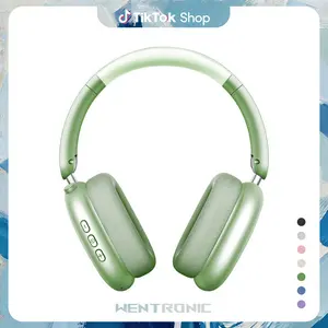 WENTRONIC Y01 Over-Ear Bluetooth Headphones - ANC Noise Cancellation, 3.5mm Jack, Memory Function, 48H Playtime, Hi-Res Audio, Over-the-Head Foldable Bluetooth Design, Memory Foam Earpads, Built-in Mic, iOS/Android Compatible