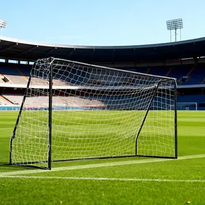 【GARVEE】12x6 FT Training Soccer Goal, Galvanized Steel Metal Frame, 1.97" Diameter, Weather Resistant, Powder Coated Net, Heavy Duty, Backyard Use