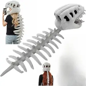 1pc Wearable Tyrannosaurus Skeleton Model, Jointed Dinosaur Figurine, Home Decor for Living Room Bedroom Office, Christmas Gift, Stress Relief Ornament