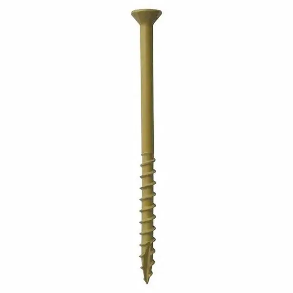 212 MAIN PrimeGuard Plus 5029153 Grip-Rite Weatherproof Steel Exterior Deck Screws - 3 in., No.9 Star Drive Bugle Head, 25 lbs Pack, for Outdoor Exterior Deck Projects