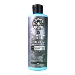 CHEMICAL GUYS Light Metal Polish – Restores Shine & Removes Oxidation from Aluminum, Chrome, Stainless Steel, and Other Metal Surfaces – Car, Motorcycle, Boat & RV Safe – Easy Hand or Machine Application, Detailing Cleaning