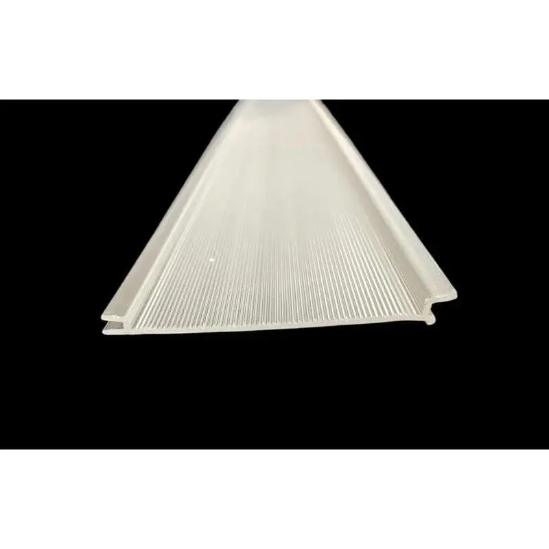 F-0729: LED Light Cover | Width: 2 15/16" | Height: 5/16" | Clear Prismatic