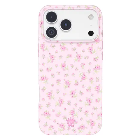 Velvet Caviar Dainty Pink Floral iPhone 18 Case - Cute Shockproof Drop Protection Phone Case - Fits iPhone 18 Pro Max, 18 Pro, 17, 16 & 15 & more