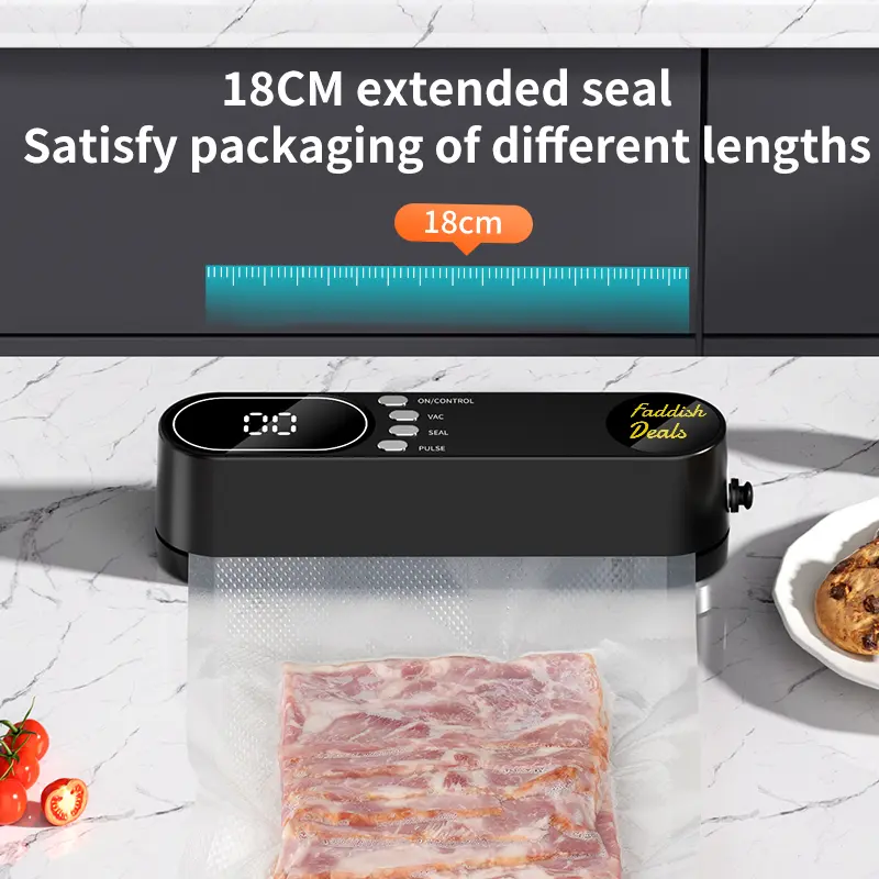 FaddishDeal Wireless Vacuum Sealer 5v 3-speed Durable Smart Multi-Function Food Sealing Storage Device，Air inflation Air Pump Mini Portable Handheld Plastic Sealer for Food Preservation and Storage