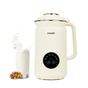 8-in-1 Multifunctional Automatic Nut Milk Machine&Coffee Maker, 34oz Auto Self-Cleaning, Delay Start, Keep Warm, Boil Water – Stainless Steel SummerVibes