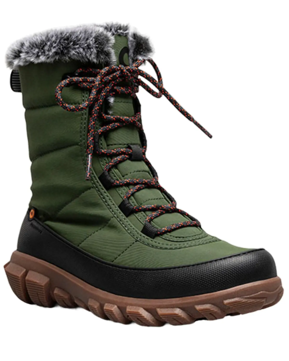 Bogs Women's Women'S Cedar Quilt Lace Waterproof Boot Round Toe - 73280-304