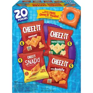 Cheez-It Cheese Lovers Multipack Crackers - 19.1oz/20ct Snack Crispy