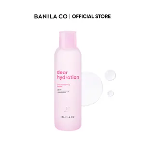 BANILA CO Dear Hydration Skin Softening Toner | pH-Balancing Hydrating Toner for All Skin Types | Glass Skin Prep, Gentle AHA, Smooth Texture | Hyaluronic Acid & Pink Cactus Water