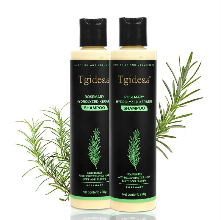 2PCS Tgideas Rosemary Shampoo - Promotes hair growth, controls oil and dandruff, soothes scalp irritation, and restores hair shine!