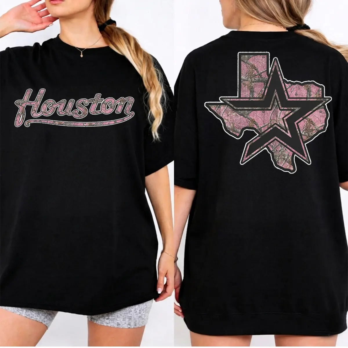 💗 ⚾ Houston Texas USA Pink Camo Tee, Houston Camo Shirt, Houston  Shirt, Baseball shirt, Womenswear, Menswear