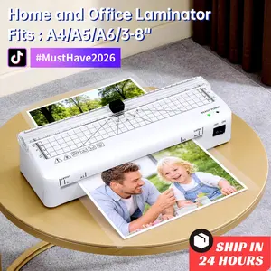 A4 Laminating Machine with Integrated Cutter 60s Warm-Up Never Jam Technology Safe Reliable Mini Laminator for Photos Docs Cards Tags Blue Pink Portable Lightweight 0.8kg Compact Design