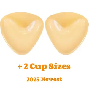 Push Up Sticky Inserts - Ultra Lift Double SideAdhesive Bra Pads for Women SnowyReusableInstant Boost Enhancers for Swimsuits SportsBra8 Daily Wear summer bralette