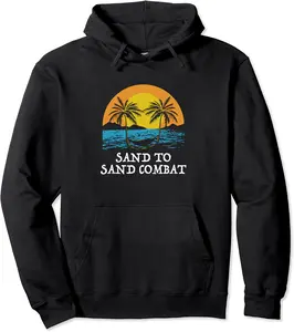 Sand to Sand Combat Beach Friends Ocean Buddy Summer Family Pullover Hoodie - Lydiagarcia Shop 41B0BF141FFT