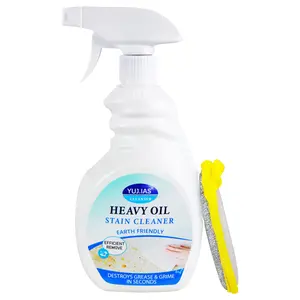 Yujias Star Heavy Duty Degreaser for Oven Stove Grill Food Surfaces Vehicles Clothing & More - Efficient Grease & Grime Remover Stain Treater Spray Kitchen Multi-Purpose Cleaner Household Cleaning