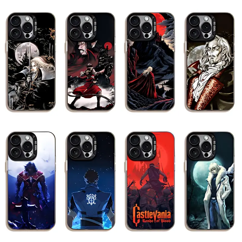 Hot Cool Game Castlevania Phone Cases For iPhone 17 16 15 14 13 12 Promax Pro Air Plus Anti Fall Black Matte Shockproof Cover Protection Gifts For Christmas Halloween Birthday