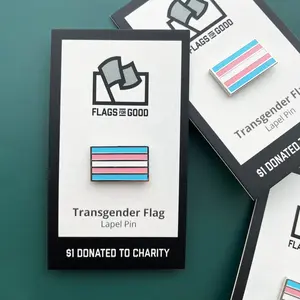 Transgender (Trans) Pride Flag Lapel Pin