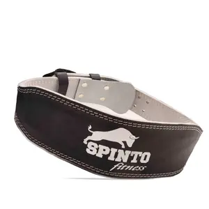 SPINTO FITNESS Leather Weightlifting Belt - Adjustable, Comfortable Fitness Accessory with Leather Construction for Squats, Deadlifts, Gym & Home Use, Fitness Belt, Squat Weight Belt