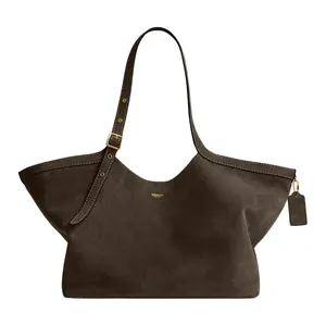 COACH Gramercy 35 Tote Bag with Golden Hardware in Olive Green for Women