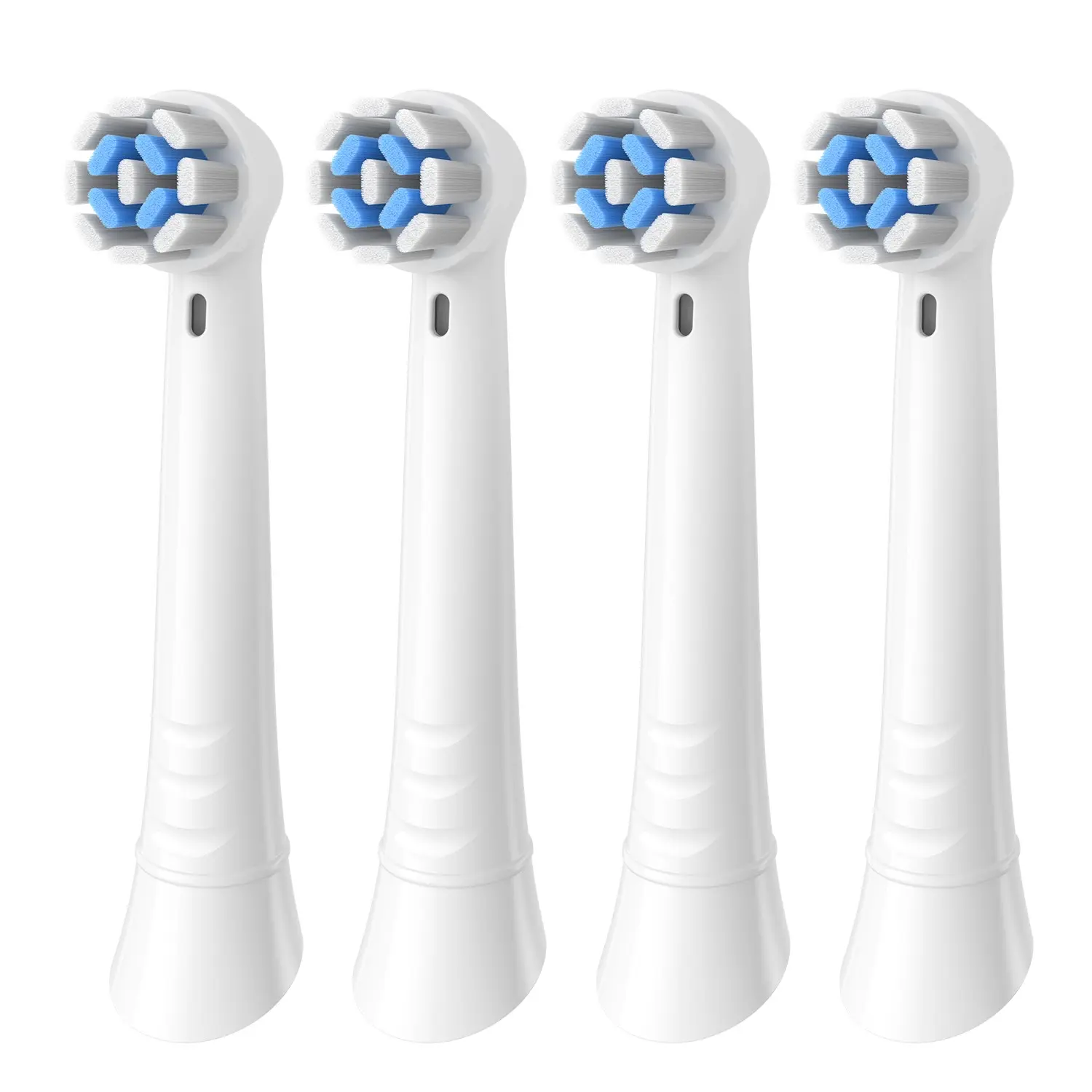 4Pack Compatible with Oral B iO 2/3/4/5/6/7/8/9/10 Electric Toothbrush Replacement Brush Heads, Toothbrushes Head Refills, Replaceable Brush Heads